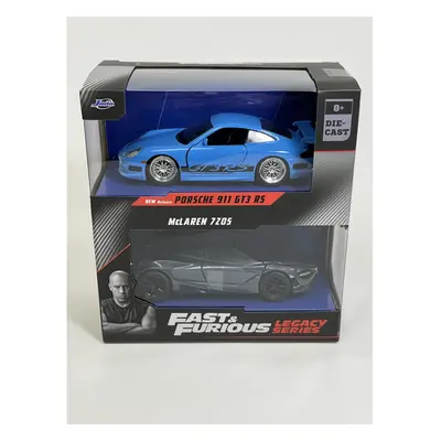 Fast and Furious Twin Set Porsche and McLaren 720S 1:32