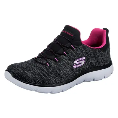 Skechers Women's Summits-Quick Getaway Sneaker Black/Pink M US