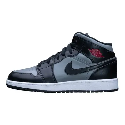 Nike boys Air Jordan Mid (GS) Shoes Black/Gym Red-particle Grey 6.