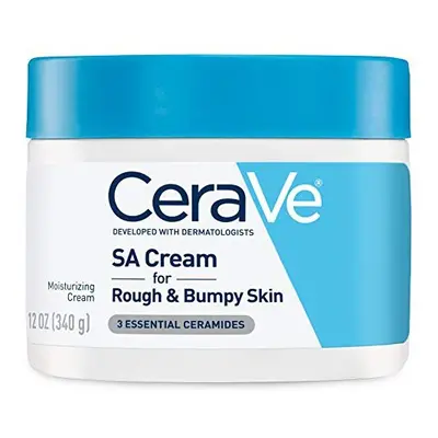 CeraVe SA Cream | Ounce | Renewing Salicylic Acid Body Cream for Rough and Bumpy Skin | Fragranc