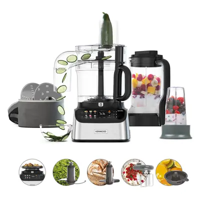 Kenwood MultiPro One Touch FDM73.850SS Food Processor & Blender - Black/Chrome | Variable Speeds