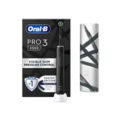 Oral-B Pro 3500 Electric Toothbrushes Tooth Brush Head - Black