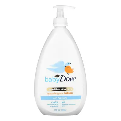 Dove, Baby, Sensitive Skin Care, Hypoallergenic Lotion, Rich Moisture, fl oz (591 ml)