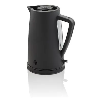 (Single, Black) Easy to hold, won't slip Swan SK14640BLKN Stealth Kettle, Streamlined Design, Fa