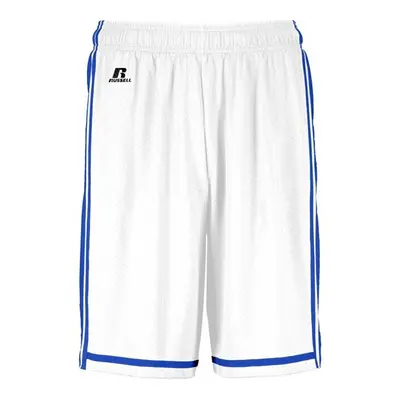 Russell 4B2VTB.WRO.L Youth Legacy Basketball Shorts, White & Royal - Large