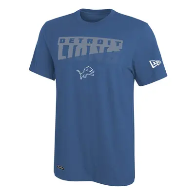 New Era NFL Men's Scoreboard Dri-Tek Short Sleeve Tee, Detroit Lions Small