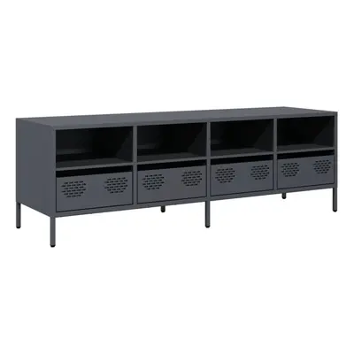 (anthracite, x x 43.5 cm) vidaXL TV Cabinet TV Stand TV Unit Entertainment Centre Cold-rolled St