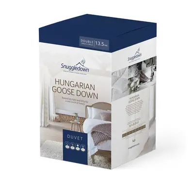 (13.5 Tog, Double) Snuggledown Hungarian Goose Down Duvet UK Made