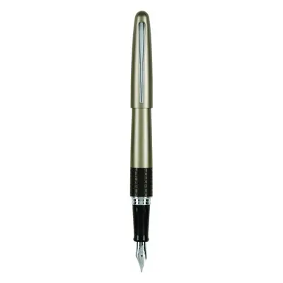 Pilot MR Animal Collection Fountain Pen in Gift Box Matte Gold Barrel with Lizard Accent Fine Po