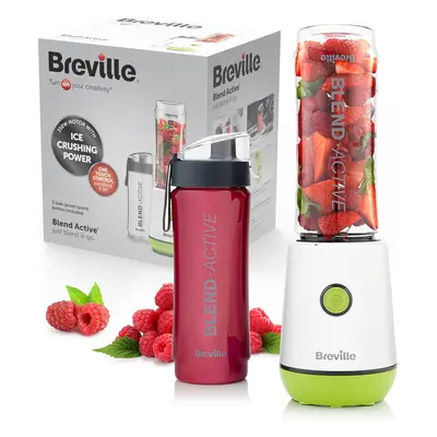 Breville Blend Active Personal Blender & Smoothie Maker White & Green