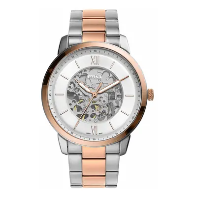 Fossil Men's Neutra Automatic Stainless Steel Three-Hand Skeleton Watc