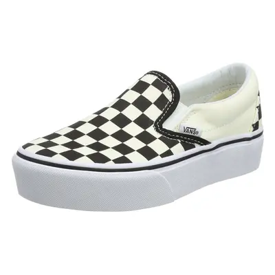 Vans Women's Slip On Trainers Black (Black and White Checker/White Bw