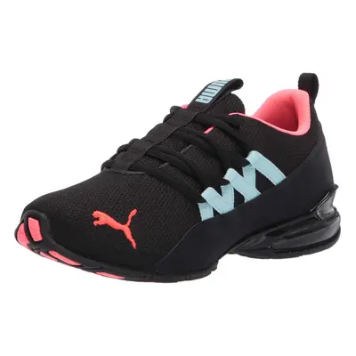 PUMA Women's RIAZE PROWL Sneaker Puma Black-Ignite Pink-Aquamarine