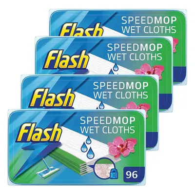 Flash Speedmop Wet Cloth Refills, Floor Cleaner, Wild Orchid, Count