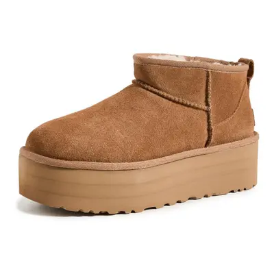 Ugg Womens classic Ultra Mini Platform Fashion Boot chestnut