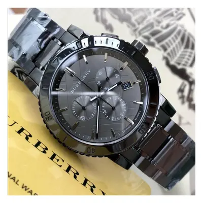 BURBERRY BU9381 MEN'S WATCH GREY BRACELET GREY DIAL GREY CASE