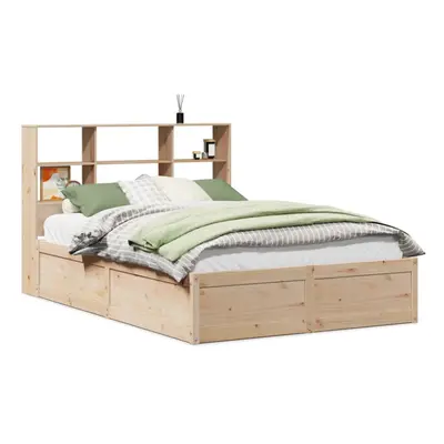 (natural, x cm) vidaXL Bed Frame without Mattress Bed Base Solid Wood Pine