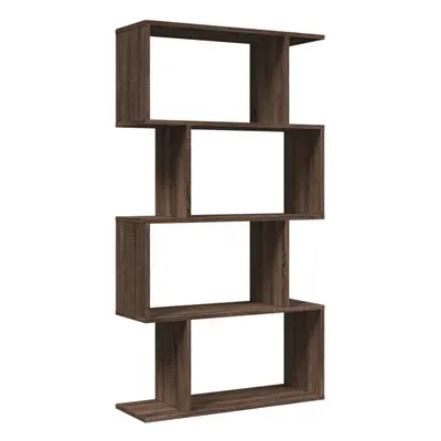 (brown oak, x x cm) vidaXL Room Divider Bookcase 6-Tier Shelf Bookshelf Engineered Wood