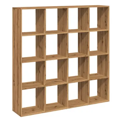 (artisian oak, 137.5 x x 137.5 cm) vidaXL Room Divider Bookcase Book Rack Bookshelf Engineered W