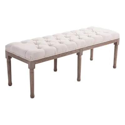 Homcom 3-Person Tufted Bench