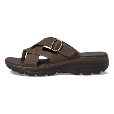 Skechers Women's Easy Going-Sundown Flip-Flop Chocolate