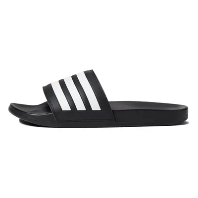 adidas Unisex Adilette Comfort Slides Sandal Core Black/White Wom