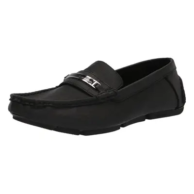 Calvin Klein Men's MERVE Driving Style Loafer Black Weave Emboss