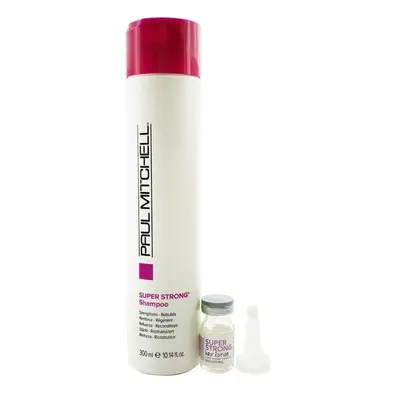 Paul Mitchell Strength Super Strong Complex Program Set: Shampoo 300ml + Hair Lotion 12x6ml 13pc