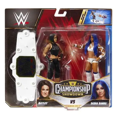 Mattel WWE Championship Showdown Figures Bayley vs Sasha Banks Toys