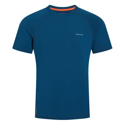 (M, Tourmaline Blue) Craghoppers Mens Dynamic Short-Sleeved T-Shirt