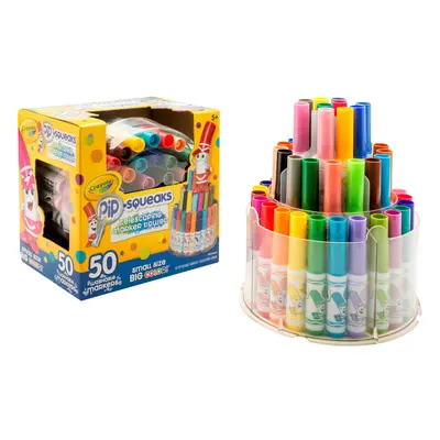 Crayola Pip-Squeaks Telescoping Marker Tower-50/Pkg