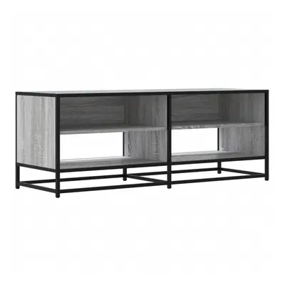 (grey sonoma, 120.5 x x cm) vidaXL TV Cabinet TV Stand Media TV Unit Engineered Wood and Metal