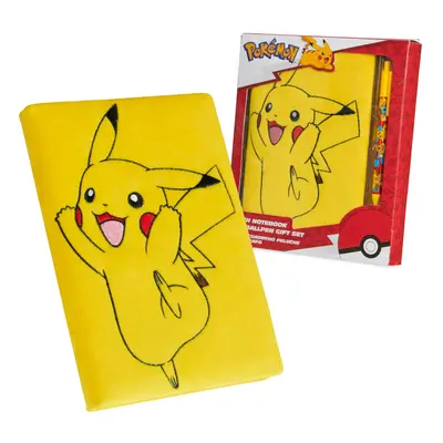 Pokemon Stationery Supplies Set - Kids Diary with Lock Notebook Pencil Case Pens - Gifts for Boy