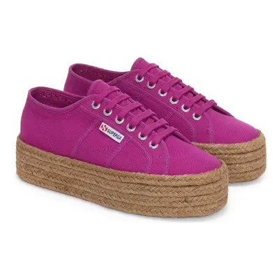 (Purple, (Adults')) Superga Rope 100% Cotton Women's Violet Purple Trainers