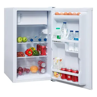 SIA LFIWH 48cm White Freestanding Under Counter Fridge With 3* Ice Box