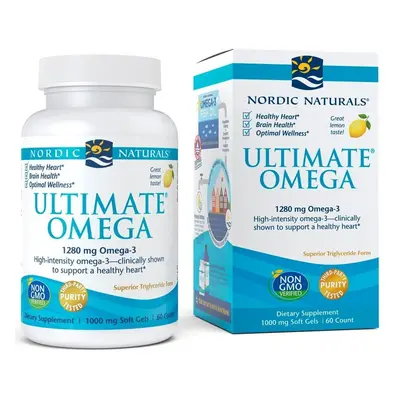 Nordic Naturals Ultimate Omega 1280mg Lemon Flavor - softgels