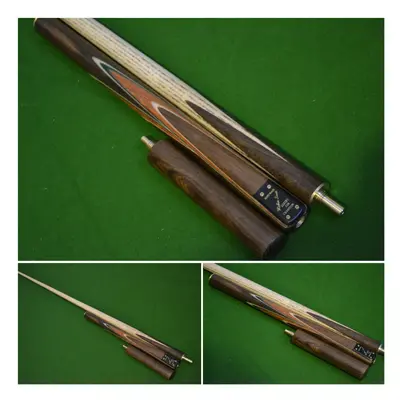 57" Handmade/Hand-Spliced Snooker Cue (Butt: Exotic Woods)