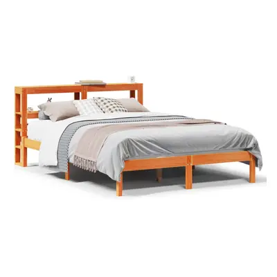 (brown, x cm) vidaXL Bed Frame with Headboard Bed Solid Wood Pine