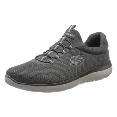 Skechers Mens Summits Trainers charcoal Mesh Trim