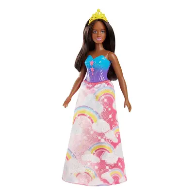 Barbie FJC98 Fantasy Rainbow Cove Princess Aa Curvy Dreamtopia, Long Hair, Colourful Dresses, Gi