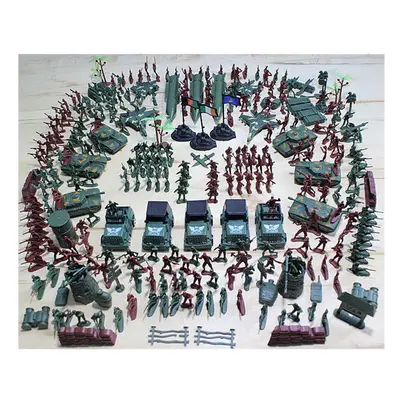 307PCS 4-9CM Military Soldier Army Men Figure Model Building Suit For Kids Children Gift Toys