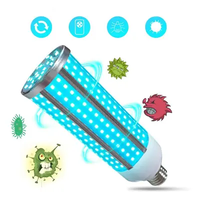 40W 80W Ultraviolet Germicidal Lamp LED UVC Bulb Household Ozone Disinfection Light 85-265V