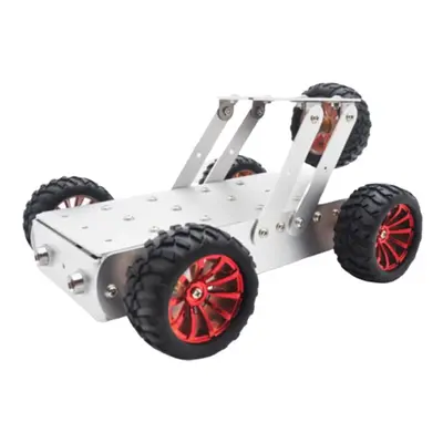 DIY Aluminous Smart RC Robot Car Chassis Base With Motor For Assembled Jeep Car Models