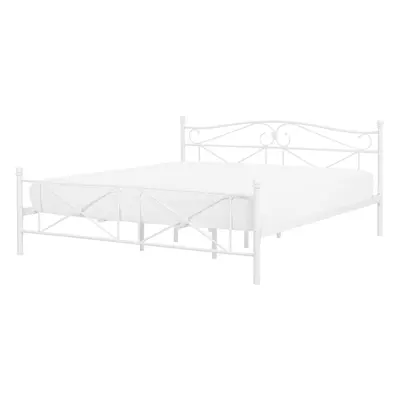 Bed Metal RODEZ x cm (EU Super King) White