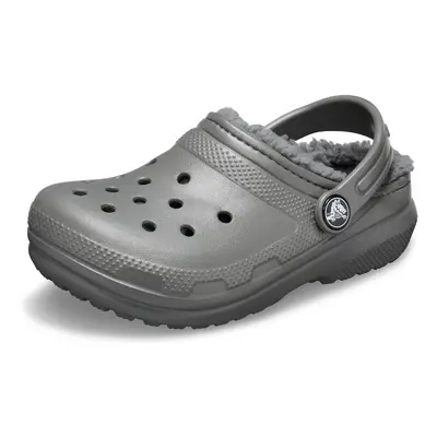 crocs Kids classic Lined clog Kids Slippers Slate greySmoke Toddl