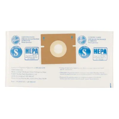 Hoover Paper Bag Hepa Constellation (Pack of 2)