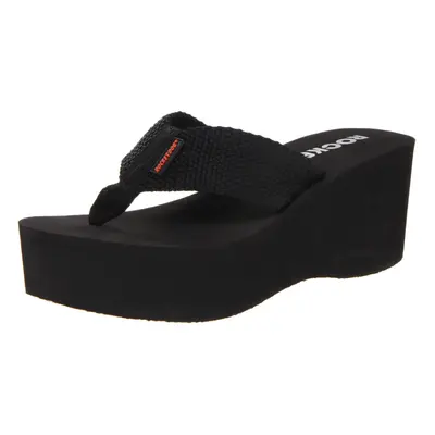 Rocket Dog Women's Crush Platform Thong Sandal Black M