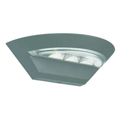 OUTDOOR LED SEMI-CRICLE WALL BRACKET - DARK GREY