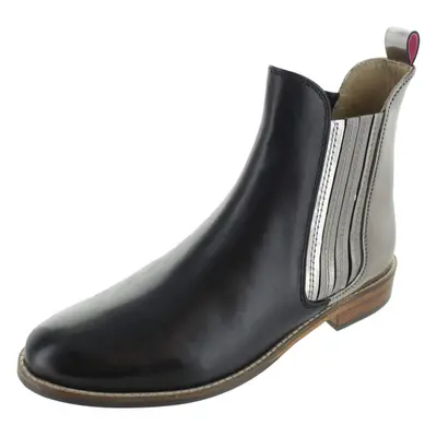 Joules Women's WESTBOURNE Chelsea Boot pewter Medium US