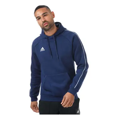 (M) Mens adidas Essential Fleece Hoody in navy.